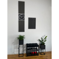 Závesné hodiny z dubového dreva Lamele 155cm FlexiStyle z235-11a
